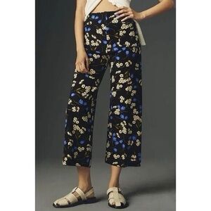 The Colette Ponte Crop Wide-Leg Pants by Maeve